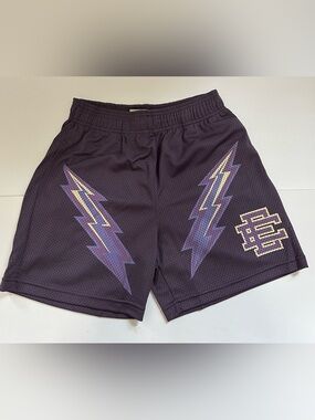 Eric Emanuel Shorts Bolt Pattern Mesh Grape 🍇